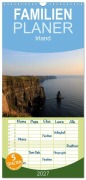 Cover-Bild zum Titel 'Familienplaner 2027 - Irland mit 5 Spalten (Wandkalender, 21 x 45 cm) CALVENDO' von 'Www. Cknof. de Knof'