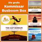 Cover-Bild zum Titel 'Die große Kommissar Busboom Box-Klaasohm, Tod auf Borkum, Borkum-Zauber, Borkumer Brandung - Kommissar Busboom ermittelt' von 'Ocke Aukes'