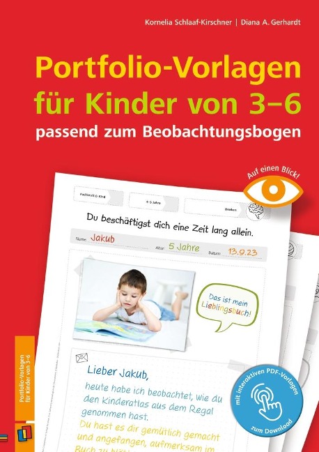 Portfolio-Vorlagen für Kinder von 3-6 - passend zum Beobachtungsbogen - Kornelia Schlaaf-Kirschner, Diana A. Gerhardt