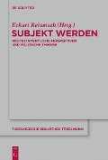 Cover-Bild zum Titel 'Subjekt werden' von ''