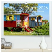 Cover-Bild zum Titel 'Freiheit auf Reisen 2026. Impressionen vom Camping und Zelten (hochwertiger Premium Wandkalender 2026 DIN A2 quer), Kunstdruck in Hochglanz' von 'Steffani Lehmann'