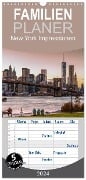 Familienplaner 2024 - New York Impressionen mit 5 Spalten (Wandkalender, 21 x 45 cm) CALVENDO - Marcus Sielaff