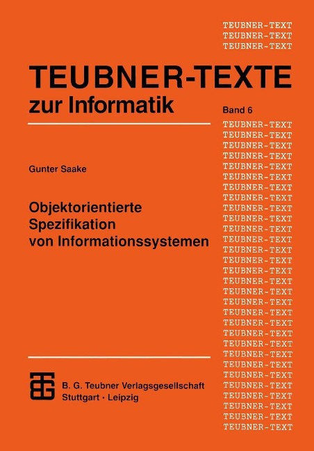 Objektorientierte Spezifikation von Informationssystemen - 