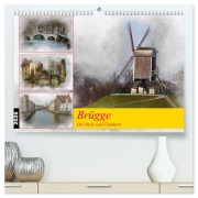 Brügge, die Perle von Flandern (hochwertiger Premium Wandkalender 2026 DIN A2 quer), Kunstdruck in Hochglanz - Alain Gaymard