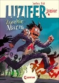 Cover-Bild zum Titel 'Luzifer junior (Band 12) - Zombie-Alarm' von 'Jochen Till'