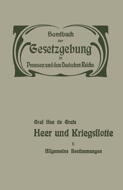 Heer und Kriegsflotte - Robert Hue De Grais