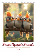 Freche Nymphie Freunde (Wandkalender 2026 DIN A4 hoch), CALVENDO Monatskalender - Kerstin Waurick