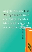 Cover-Bild zum Titel 'Das Weltgebäude muß errichtet werden. Man will ja irgendwo wohnen.' von 'Angela Krauß'