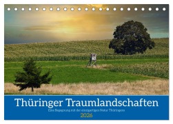 Cover-Bild zum Titel 'Thüringer Traumlandschaften (Tischkalender 2026 DIN A5 quer), CALVENDO Monatskalender' von 'Torsten Irmer'