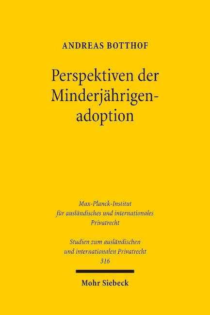 Perspektiven der Minderjährigenadoption - Andreas Botthof