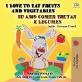 Cover-Bild zum Titel 'I Love to Eat Fruits and Vegetables (English Portuguese Bilingual Book- Brazil)' von 'Shelley Admont, Kidkiddos Books'