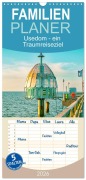 Cover-Bild zum Titel 'Familienplaner 2026 - Usedom - ein Traumreiseziel mit 5 Spalten (Wandkalender, 21 x 45 cm) CALVENDO' von 'Nina Schwarze'