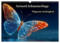 Cover-Bild zum Titel 'Artwork Schmetterlinge - Filigrane Leichtigkeit (Wandkalender 2026 DIN A3 quer), CALVENDO Monatskalender' von 'Susan Michel'