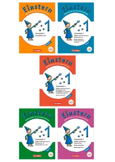 Einstern 01. Themenhefte 1-5 und Kartonbeilagen im Paket. Verbrauchsmaterial. Bayern - Roland Bauer, Jutta Maurach