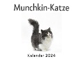 Munchkin-Katze (Wandkalender 2024, Kalender DIN A4 quer, Monatskalender im Querformat mit Kalendarium, Das perfekte Geschenk) - Anna Müller
