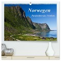 Norwegen - Faszination des Nordens (hochwertiger Premium Wandkalender 2025 DIN A2 quer), Kunstdruck in Hochglanz - Anja Ergler