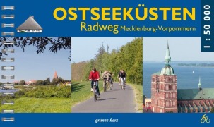 Cover-Bild zum Titel 'Ostseeküsten-Radweg Mecklenburg-Vorpommern' von 'Axel von Blomberg, Kai-Uwe Thiessenhusen'