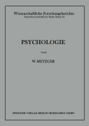 Cover-Bild zum Titel 'Psychologie' von 'Wolfgang Metzger'