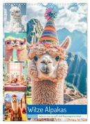 Witzige Alpakas (Wandkalender 2026 DIN A3 hoch), CALVENDO Monatskalender - Steffen Gierok-Latniak