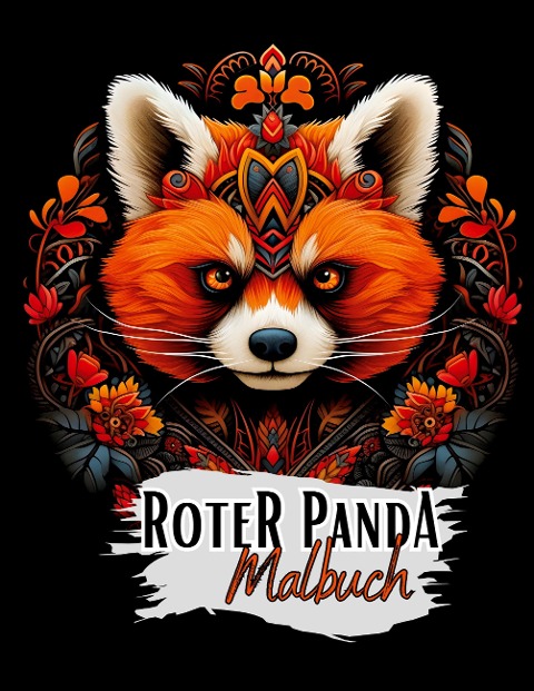 Schwarzes "Roter Panda Malbuch". - Lucy¿s Schwarze Malbücher