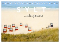 Cover-Bild zum Titel 'Sylt. Wie gemalt. (Tischkalender 2026 DIN A5 quer), CALVENDO Monatskalender' von 'Günter Linderer'