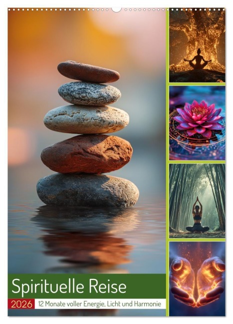 Spirituelle Reise (Wandkalender 2026 DIN A2 hoch), CALVENDO Monatskalender - Steffen Gierok-Latniak
