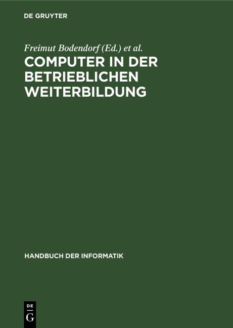 Computer in der betrieblichen Weiterbildung - 