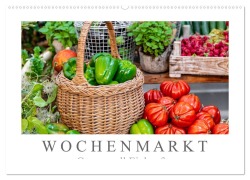 Cover-Bild zum Titel 'Wochenmarkt - Genussvoll Einkaufen (Wandkalender 2026 DIN A2 quer), CALVENDO Monatskalender' von 'Dieter Meyer'