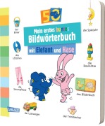 Cover-Bild zum Titel 'Mein erstes buntes Bildwörterbuch mit Elefant und Hase' von ''