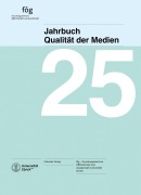 Cover-Bild zum Titel 'Jahrbuch Qualität der Medien 2025' von ''