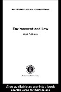 Cover-Bild zum Titel 'Environment and Law' von 'David Wilkinson'