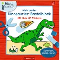 Cover-Bild zum Titel 'Mein bunter Dinosaurier-Bastelblock' von ''