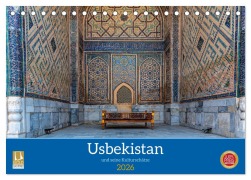 Cover-Bild zum Titel 'Usbekistan und seine Kulturschätze (Tischkalender 2026 DIN A5 quer), CALVENDO Monatskalender' von 'Karin Stein'