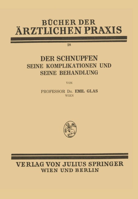 Der Schnupfen - Emil Glas