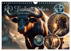 Cover-Bild zum Titel 'KI Tierkreiszeichen (Wandkalender 2026 DIN A4 quer), CALVENDO Monatskalender' von 'Claudia Schimmack'