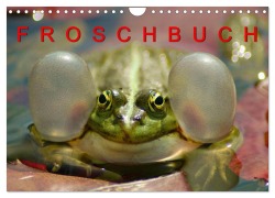 Cover-Bild zum Titel 'FROSCHBUCH (Wandkalender 2026 DIN A4 quer), CALVENDO Monatskalender' von 'Bogna Mazunov'