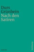 Cover-Bild zum Titel 'Nach den Satiren' von 'Durs Grünbein'
