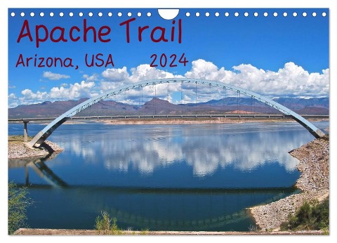 Apache Trail, Arizona, USA 2024 (Wandkalender 2024 DIN A4 quer), CALVENDO Monatskalender - Kim Berggruen
