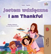 Cover-Bild zum Titel 'I am Thankful (Polish English Bilingual Children's Book)' von 'Shelley Admont, Kidkiddos Books'
