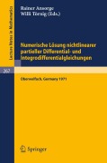 Cover-Bild zum Titel 'Numerische Lösung nichtlinearer partieller Differential- und Integrodifferentialgleichungen' von ''