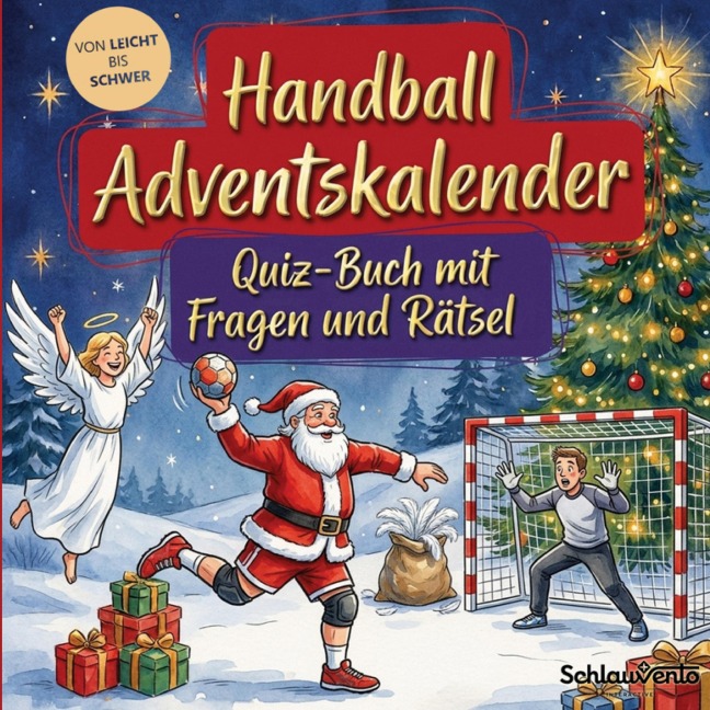 Handball-Adventskalender: Quiz-Buch mit Fragen und Rätsel - Schlauvento Interactive