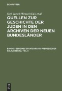 Cover-Bild zum Titel 'Geheimes Staatsarchiv Preußischer Kulturbesitz, Teil II' von ''