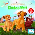 Disney Der König der Löwen - Simbas Welt - Pappbilderbuch mit 6 integrierten Sounds - Soundbuch für Kinder ab 18 Monaten - 