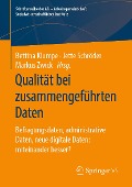 Cover-Bild zum Titel 'Qualität bei zusammengeführten Daten' von ''