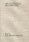 Melanchthons Briefwechsel / Band T 7: Texte 1684-1979 (1536-1537) - Philipp Melanchthon