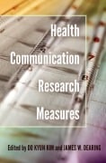 Cover-Bild zum Titel 'Health Communication Research Measures' von ''