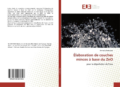 Élaboration de couches minces à base du ZnO - Bensaha Radouane
