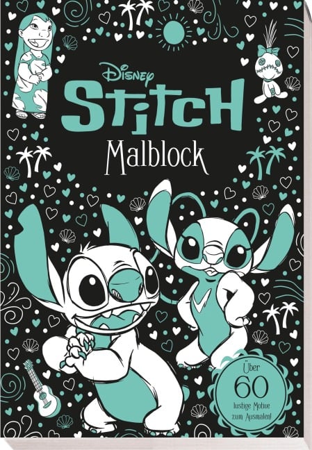 Disney Stitch: Malblock: über 60 lustige Motive zum Ausmalen! - Disney, Panini
