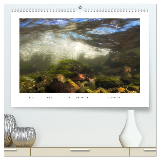 Unter Wasser in Bächen und Flüssen (hochwertiger Premium Wandkalender 2026 DIN A2 quer), Kunstdruck in Hochglanz - Martin Sczyrba