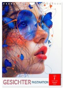 Cover-Bild zum Titel 'Gesichter Faszination (Wandkalender 2026 DIN A4 hoch), CALVENDO Monatskalender' von 'Peter Roder'